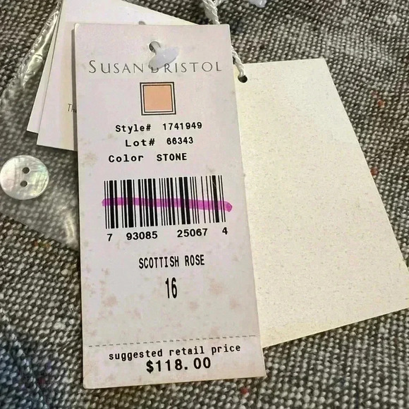 NWT Susan Bristol Vintage Wool Vest and Skirt Set P36 - Picture 11 of 11